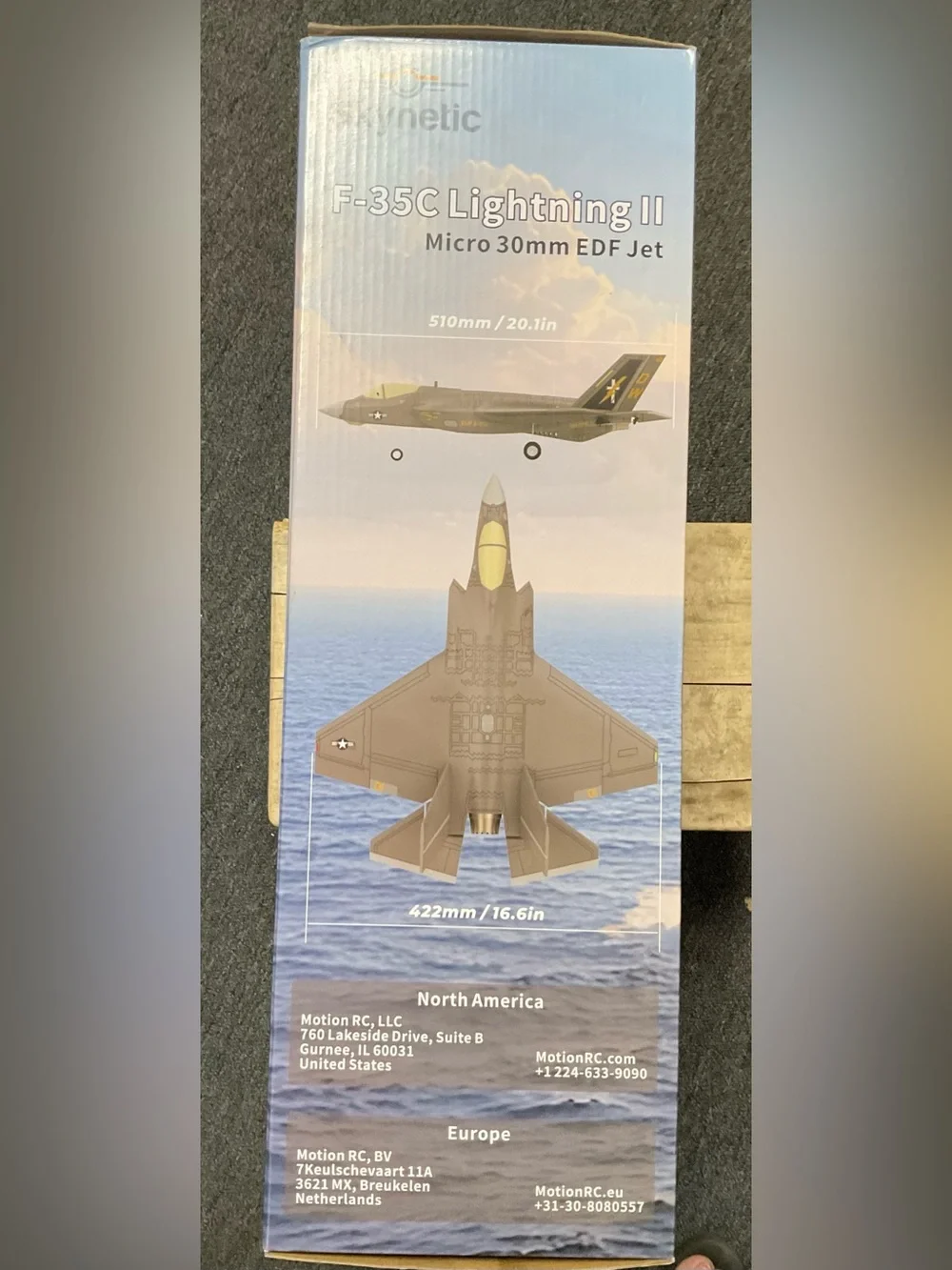 F-35C Lightning II Micro  30mm EDF Jet - Gray New In Box